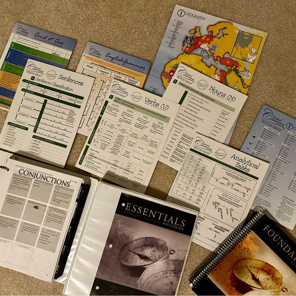 Classical Conversations Foundations Guide AND Essentials Guide bundle